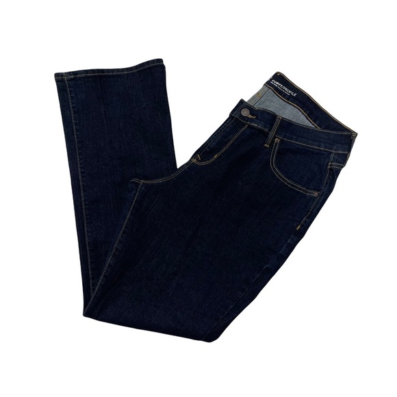 Old Navy Denim - Old Navy Curvy Mid-Rise Boot Cut Dark Wash Jean Womans 14 Short